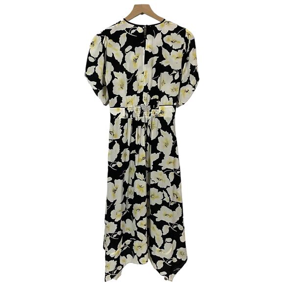 ba&sh Fairy Floral Midi Dress - Black - 0 (US 4) - Picture 10 of 16